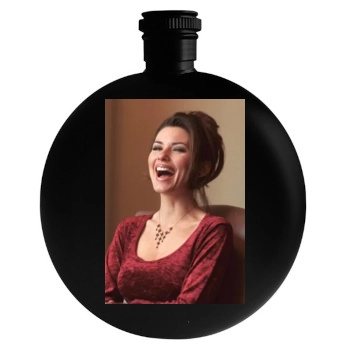 Shania Twain Round Flask