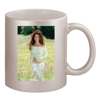 Shania Twain 11oz Metallic Silver Mug