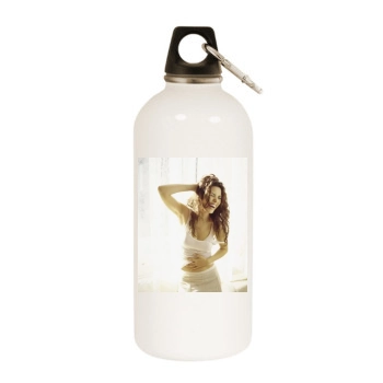 Shania Twain White Water Bottle With Carabiner