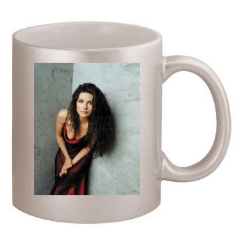 Shania Twain 11oz Metallic Silver Mug