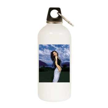 Shania Twain White Water Bottle With Carabiner