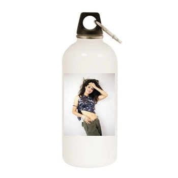 Shania Twain White Water Bottle With Carabiner