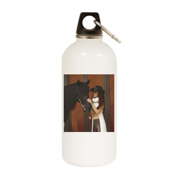 Shania Twain White Water Bottle With Carabiner