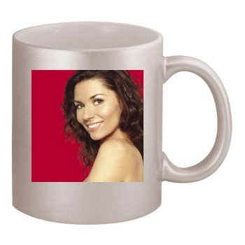 Shania Twain 11oz Metallic Silver Mug