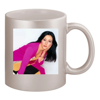 Shannen Doherty 11oz Metallic Silver Mug