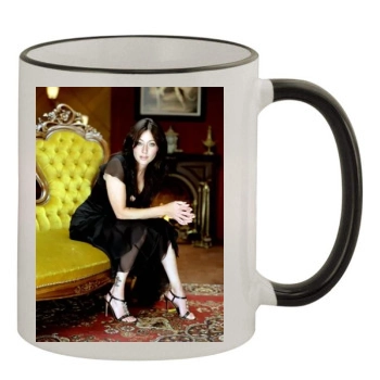 Shannen Doherty 11oz Colored Rim & Handle Mug