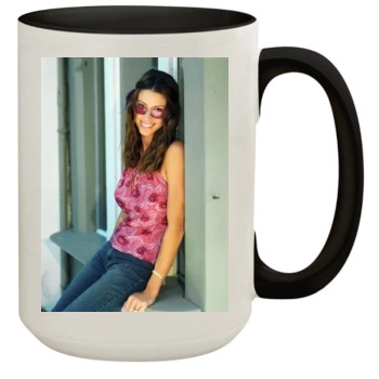 Shannon Elizabeth 15oz Colored Inner & Handle Mug