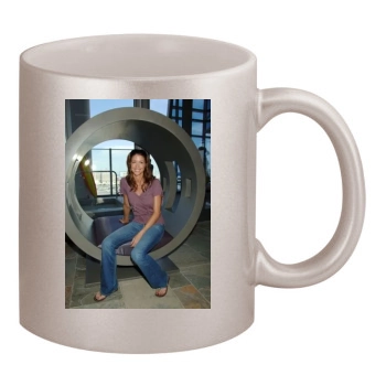 Shannon Elizabeth 11oz Metallic Silver Mug