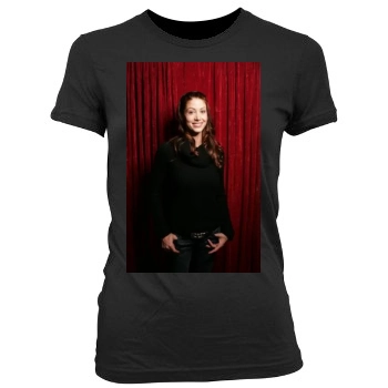 Shannon Elizabeth Women's Junior Cut Crewneck T-Shirt