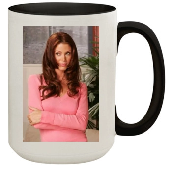 Shannon Elizabeth 15oz Colored Inner & Handle Mug