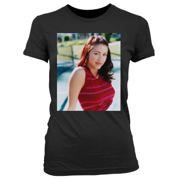 Shannon Elizabeth Women's Junior Cut Crewneck T-Shirt