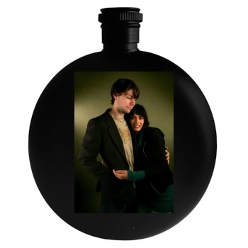 Shannyn Sossamon Round Flask