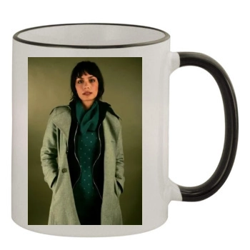 Shannyn Sossamon 11oz Colored Rim & Handle Mug