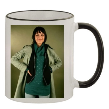 Shannyn Sossamon 11oz Colored Rim & Handle Mug