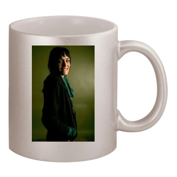 Shannyn Sossamon 11oz Metallic Silver Mug