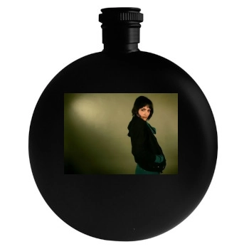 Shannyn Sossamon Round Flask