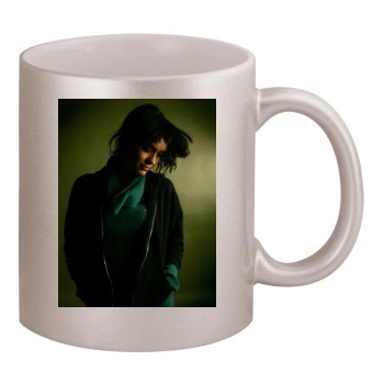 Shannyn Sossamon 11oz Metallic Silver Mug