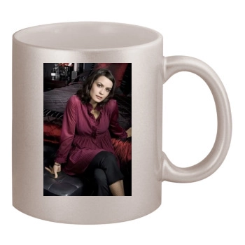 Shannyn Sossamon 11oz Metallic Silver Mug