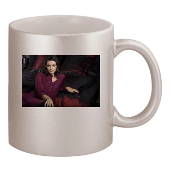 Shannyn Sossamon 11oz Metallic Silver Mug