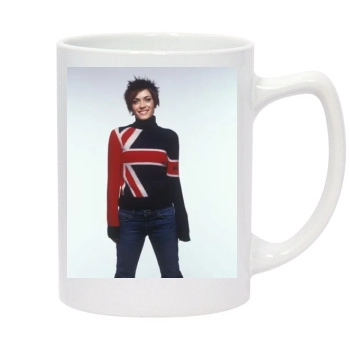 Shannyn Sossamon 14oz White Statesman Mug