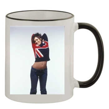 Shannyn Sossamon 11oz Colored Rim & Handle Mug