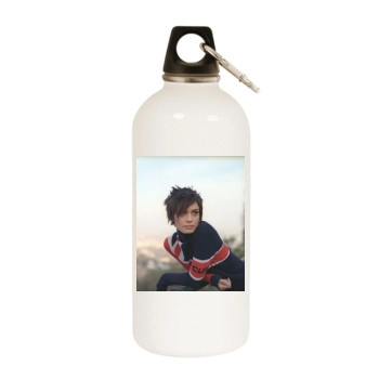 Shannyn Sossamon White Water Bottle With Carabiner