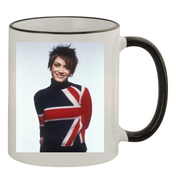 Shannyn Sossamon 11oz Colored Rim & Handle Mug