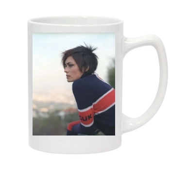 Shannyn Sossamon 14oz White Statesman Mug