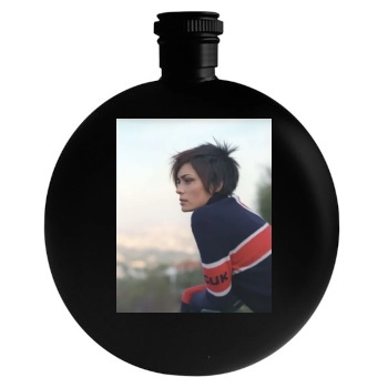 Shannyn Sossamon Round Flask