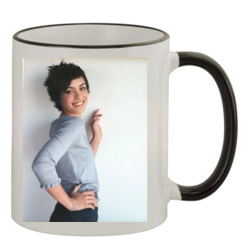 Shannyn Sossamon 11oz Colored Rim & Handle Mug