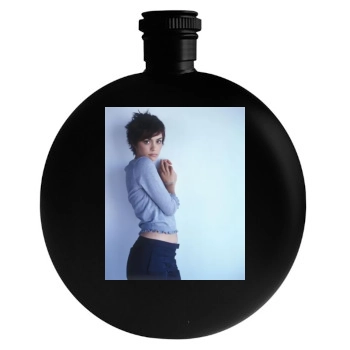 Shannyn Sossamon Round Flask