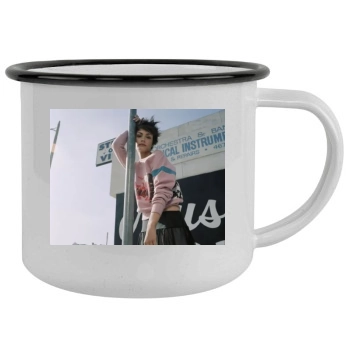 Shannyn Sossamon Camping Mug