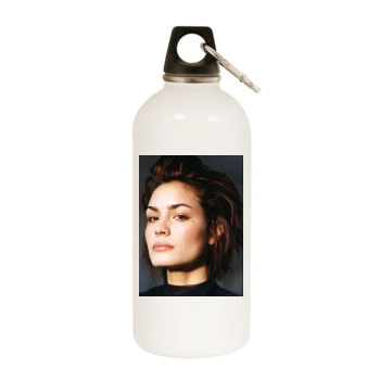 Shannyn Sossamon White Water Bottle With Carabiner