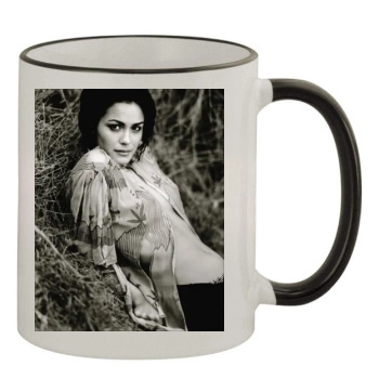 Shannyn Sossamon 11oz Colored Rim & Handle Mug