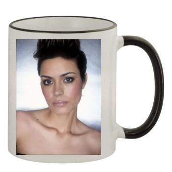 Shannyn Sossamon 11oz Colored Rim & Handle Mug