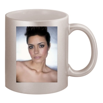 Shannyn Sossamon 11oz Metallic Silver Mug