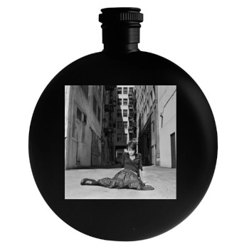 Shannyn Sossamon Round Flask