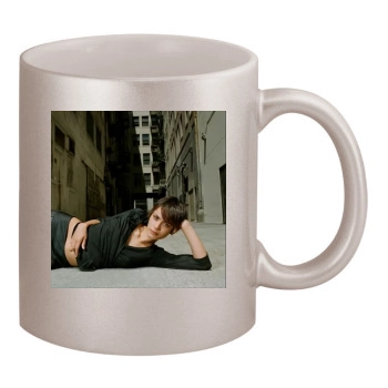 Shannyn Sossamon 11oz Metallic Silver Mug