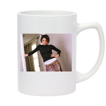 Shannyn Sossamon 14oz White Statesman Mug