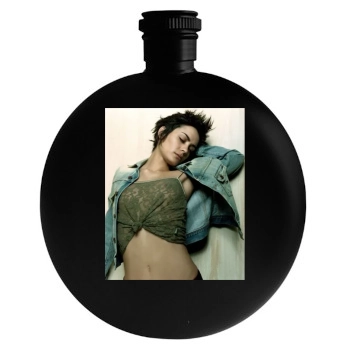 Shannyn Sossamon Round Flask