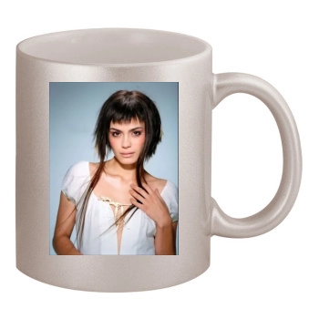 Shannyn Sossamon 11oz Metallic Silver Mug