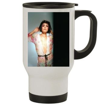 Shannyn Sossamon Stainless Steel Travel Mug