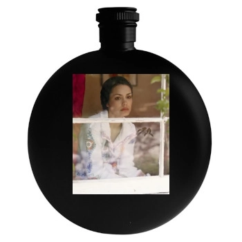 Shannyn Sossamon Round Flask