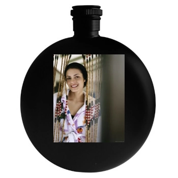 Shannyn Sossamon Round Flask