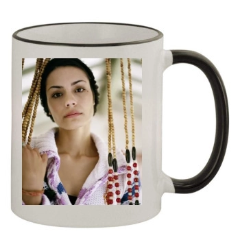 Shannyn Sossamon 11oz Colored Rim & Handle Mug