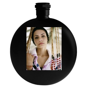 Shannyn Sossamon Round Flask