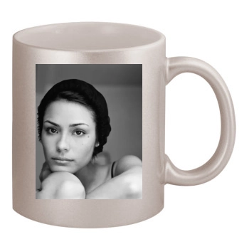 Shannyn Sossamon 11oz Metallic Silver Mug