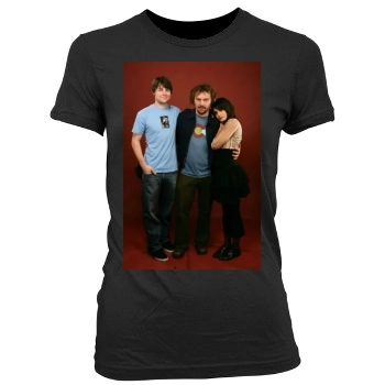 Shannyn Sossamon Women's Junior Cut Crewneck T-Shirt