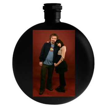 Shannyn Sossamon Round Flask