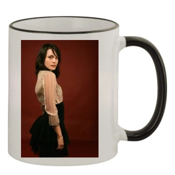 Shannyn Sossamon 11oz Colored Rim & Handle Mug